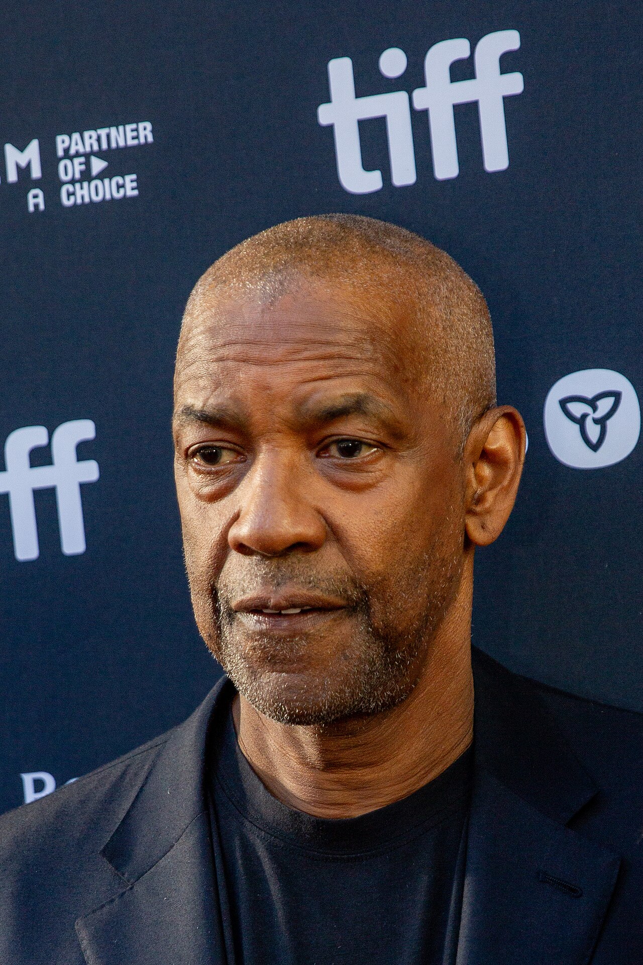 Denzel Washington at a film festival