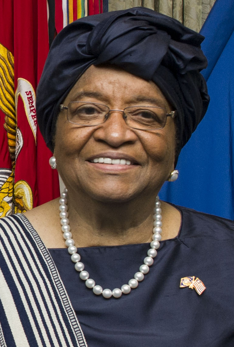Ellen Johnson Sirleaf during her presidency