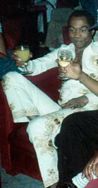 Fela Kuti performing at the Afrika Shrine in Lagos